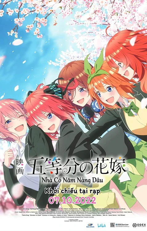 Nhà Có Năm Nàng Dâu (Phim Điện Ảnh) | 5-toubun no Hanayome Movie (2022)